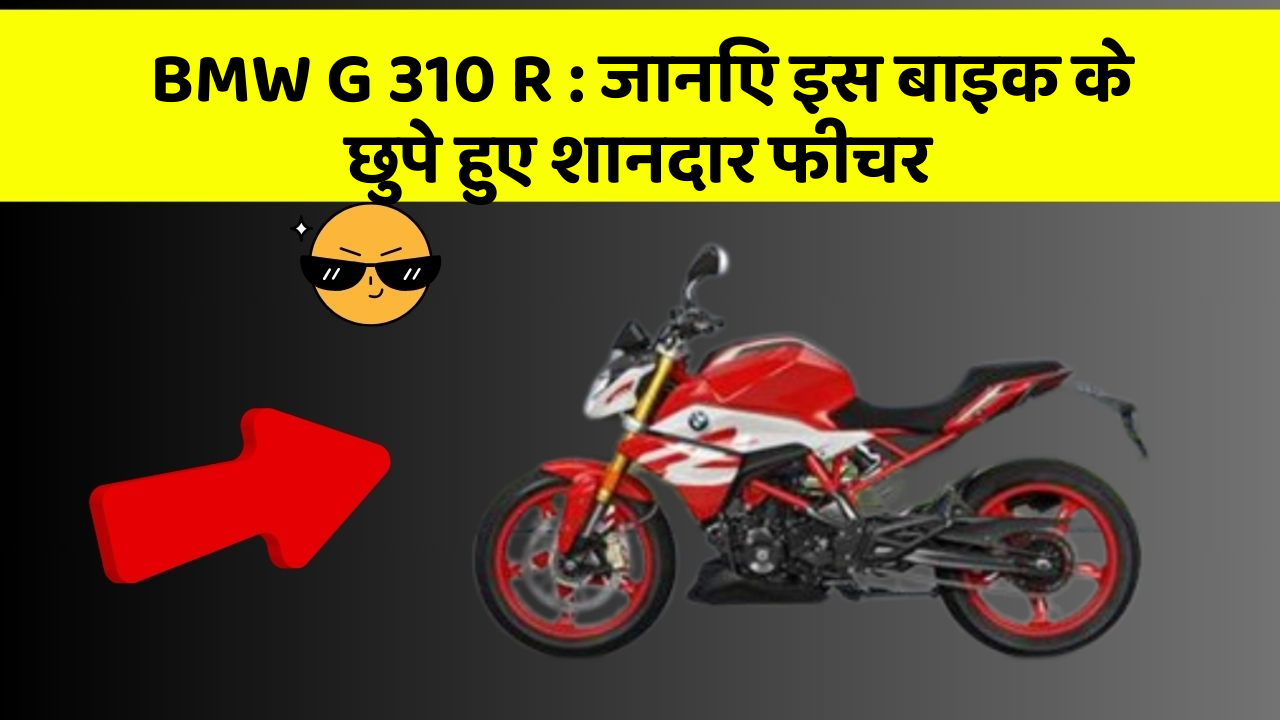 BMW G 310 R : जानिए इस बाइक के छुपे हुए शानदार फीचर