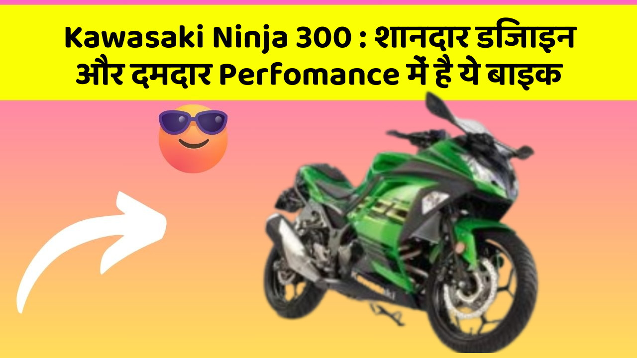 Kawasaki Ninja 300: शानदार डिजाइन और दमदार Perfomance में है ये बाइक